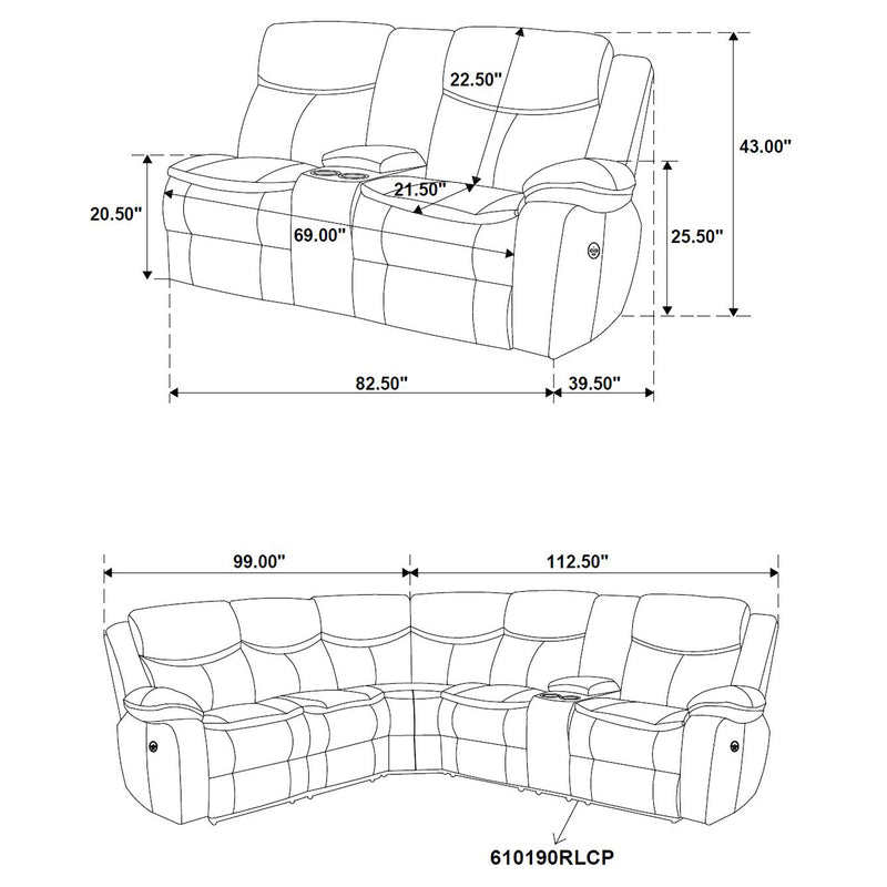 Sycamore Reclining Sectionals - Town Of Bargains Furniture - NY