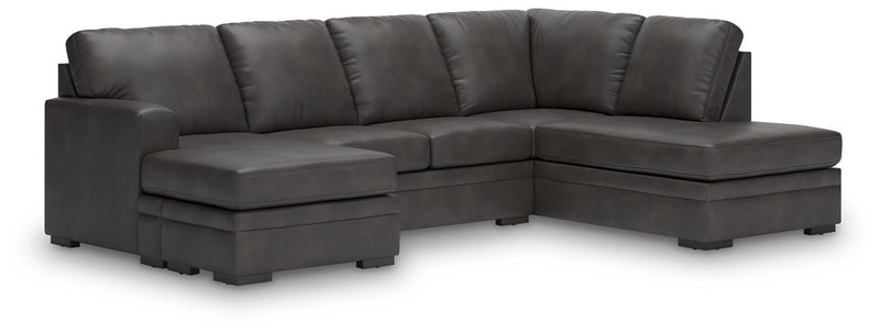 Lofton-Pike Sectional with Chaise - Town Of Bargains Furniture - NY