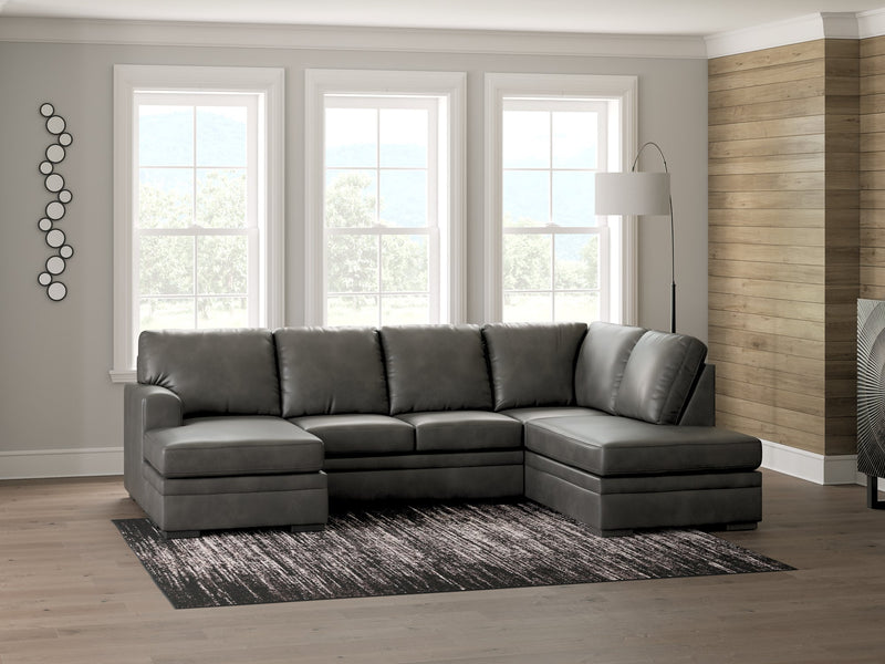 Lofton-Pike Sectional with Chaise - Town Of Bargains Furniture - NY