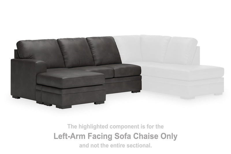 Lofton-Pike Sectional with Chaise - Town Of Bargains Furniture - NY