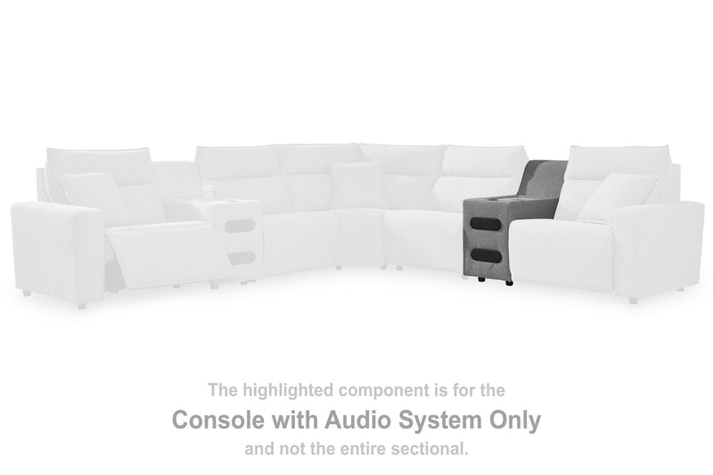 ModMax II Reclining Sectional with Chaise and Audio Console - Town Of Bargains Furniture - NY