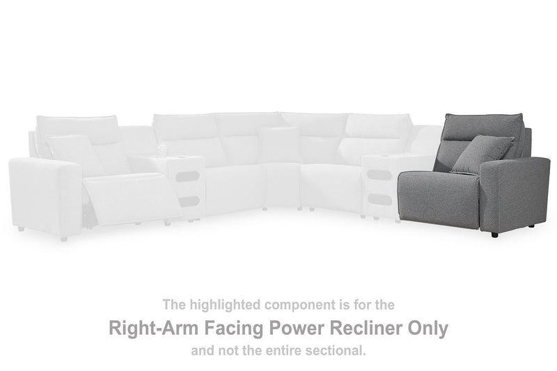 ModMax II Reclining Sectional with Chaise and Audio Console - Town Of Bargains Furniture - NY