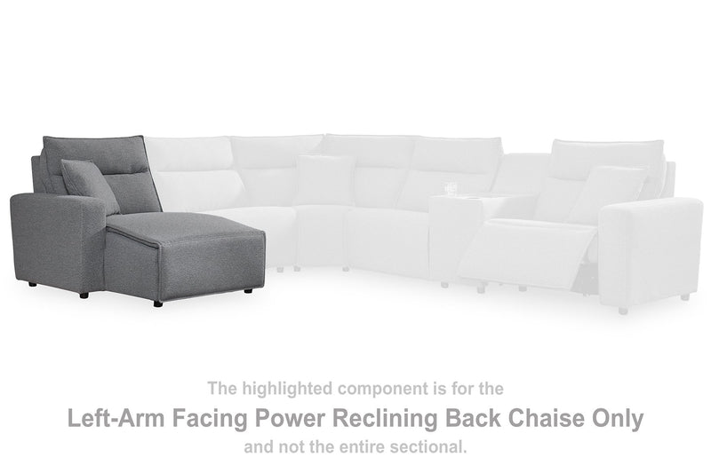 ModMax II Reclining Sectional with Chaise and Audio Console - Town Of Bargains Furniture - NY