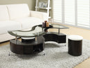 Buckley 3-piece Coffee Table and Stools Set Cappuccino - Town Of Bargains Furniture - NY