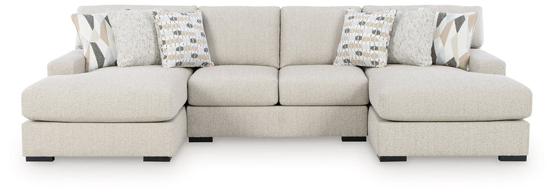 Laurelgrove Double Chaise Sectional - Town Of Bargains Furniture - NY