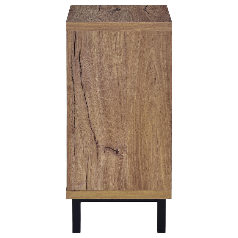 Teller 1-door Entryway Shoe Storage Cabinet Natural Oak - Town Of Bargains Furniture - NY