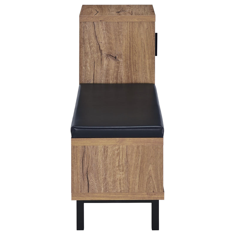 Teller 1-door Entryway Shoe Storage Cabinet Natural Oak - Town Of Bargains Furniture - NY