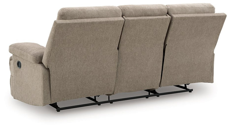 Side-Swipe Reclining Sofa with Drop Down Table - Town Of Bargains Furniture - NY