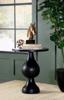 Dianella Round Pedestal Accent Table - Town Of Bargains Furniture - NY