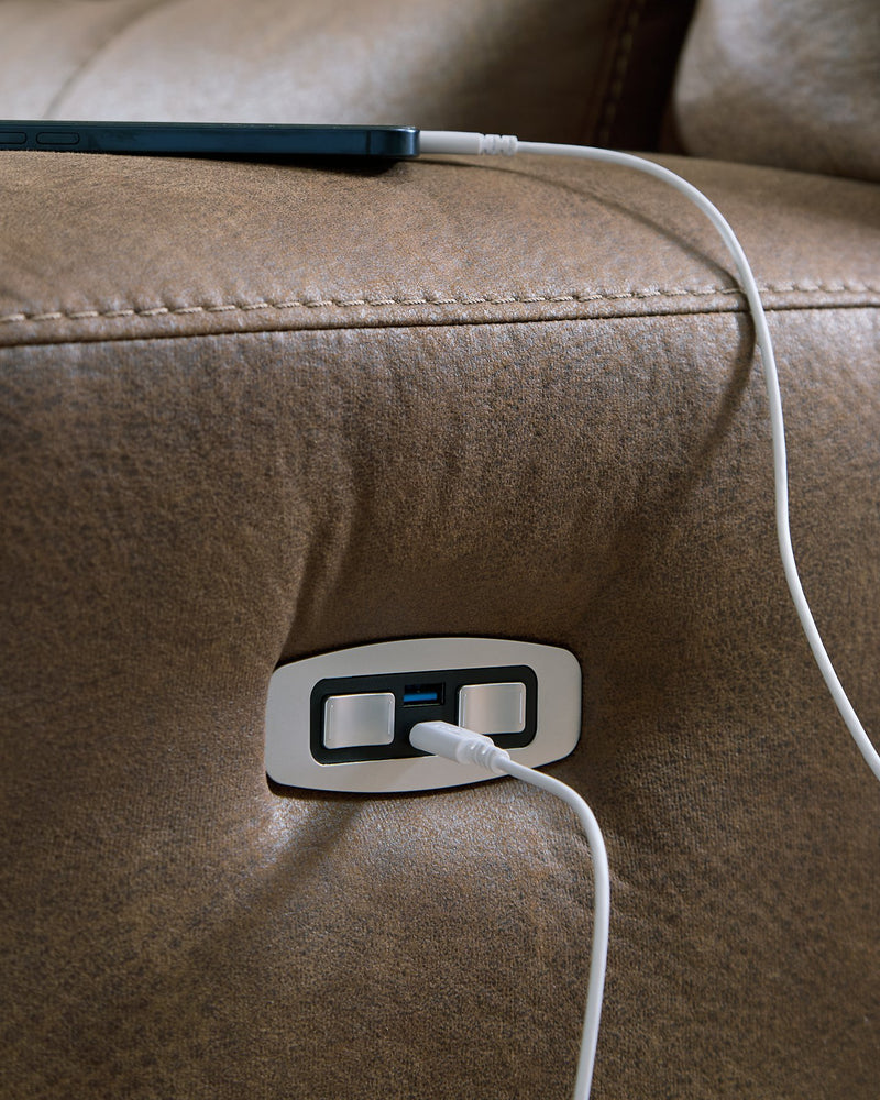Beckley Place Power Reclining Sofa - Town Of Bargains Furniture - NY