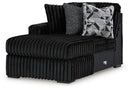 Midnight-Madness Sectional with Chaise - Town Of Bargains Furniture - NY