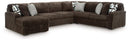 Midnight-Madness Sectional with Chaise - Town Of Bargains Furniture - NY