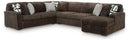 Midnight-Madness Sectional with Chaise - Town Of Bargains Furniture - NY