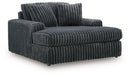 Midnight-Madness Oversized Chaise - Town Of Bargains Furniture - NY