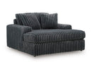 Midnight-Madness Oversized Chaise - Town Of Bargains Furniture - NY