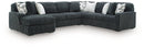 Midnight-Madness Sectional with Chaise - Town Of Bargains Furniture - NY