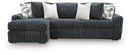 Midnight-Madness Sectional Sofa with Chaise - Town Of Bargains Furniture - NY