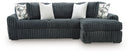 Midnight-Madness Sectional Sofa with Chaise - Town Of Bargains Furniture - NY