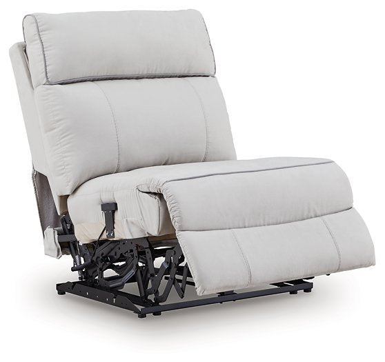 Social Pointe Reclining Sectional with Storage Console - Town Of Bargains Furniture - NY