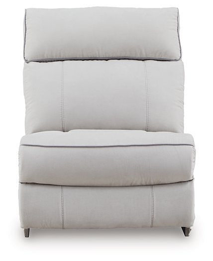 Social Pointe Reclining Sectional with Storage Console - Town Of Bargains Furniture - NY