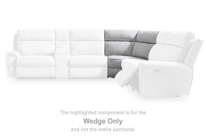 Social Pointe Reclining Sectional with Storage Console - Town Of Bargains Furniture - NY