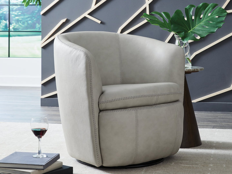 Kierreys Swivel Accent Chair - Town Of Bargains Furniture - NY