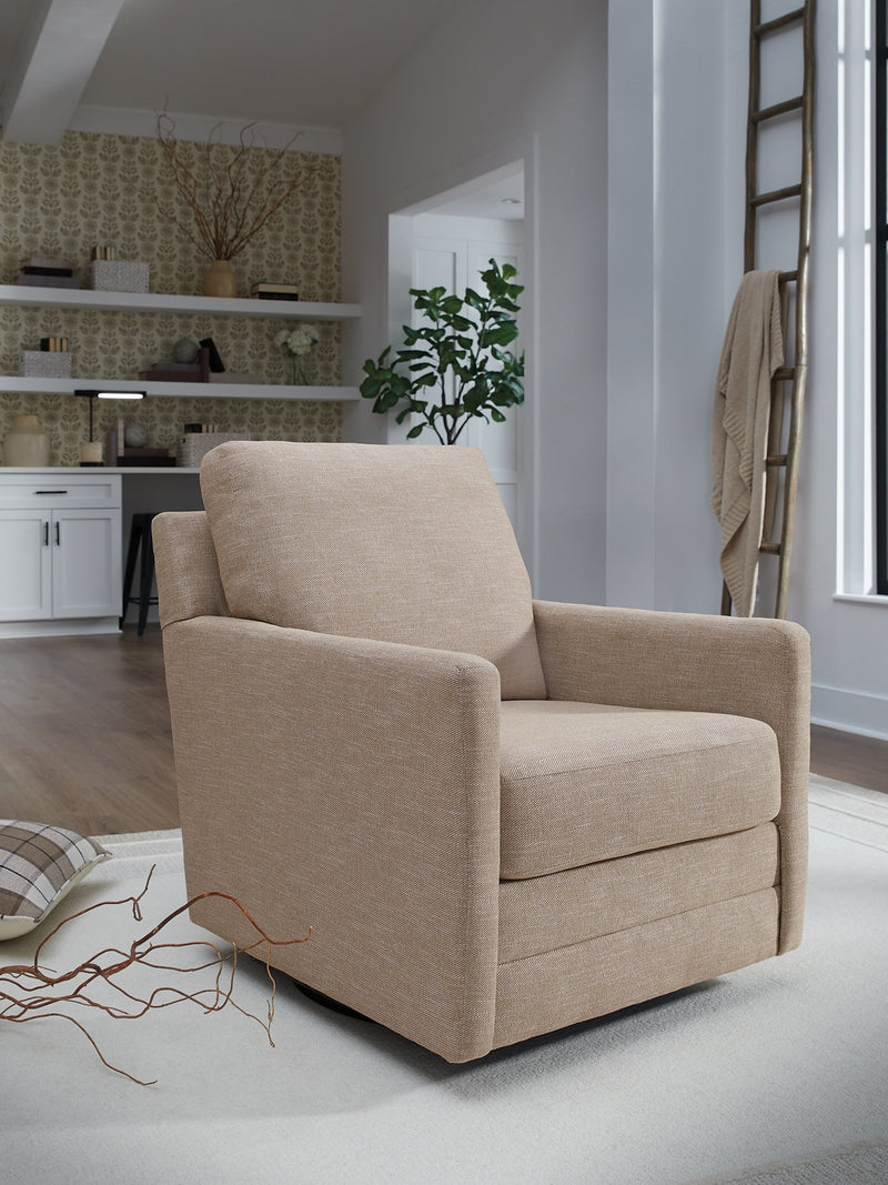 Freybourne Next-Gen Nuvella Swivel Accent Chair - Town Of Bargains Furniture - NY