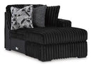 Midnight-Madness Sectional with Chaise - Town Of Bargains Furniture - NY