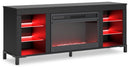 Cayberry Entertainment Center with Electric Fireplace - Town Of Bargains Furniture - NY