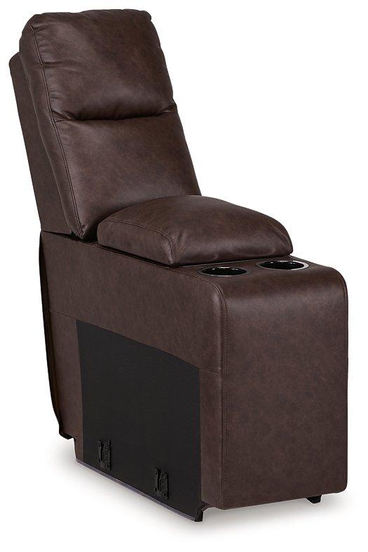 Punch Up Power Reclining Sectional Loveseat with Console - Town Of Bargains Furniture - NY