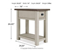 Bolanburg Chairside End Table - Town Of Bargains Furniture - NY