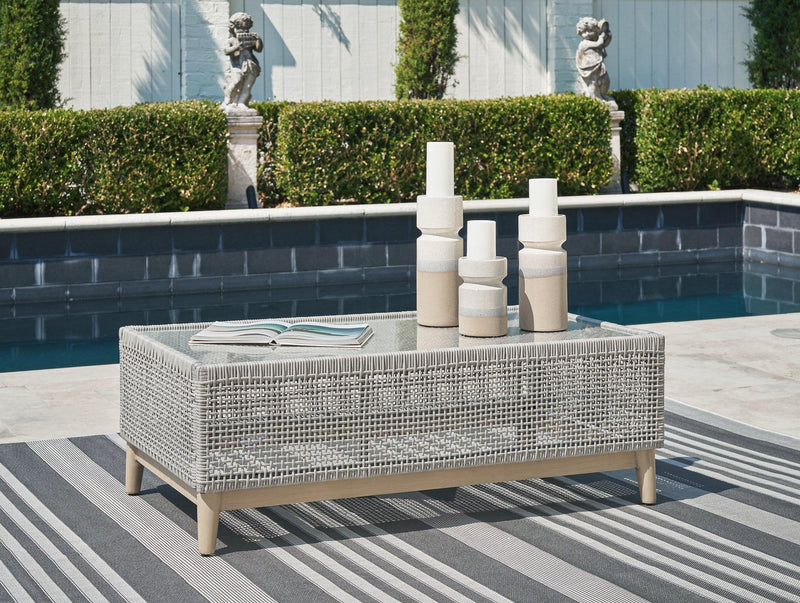 Seton Creek Outdoor Seating Set - Town Of Bargains Furniture - NY
