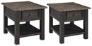 Tyler Creek End Table Set - Town Of Bargains Furniture - NY