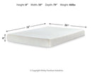 Chime 8 Inch Memory Foam Mattress in a Box - Town Of Bargains Furniture - NY