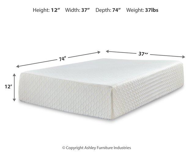 Chime 12 Inch Memory Foam Mattress in a Box - Town Of Bargains Furniture - NY