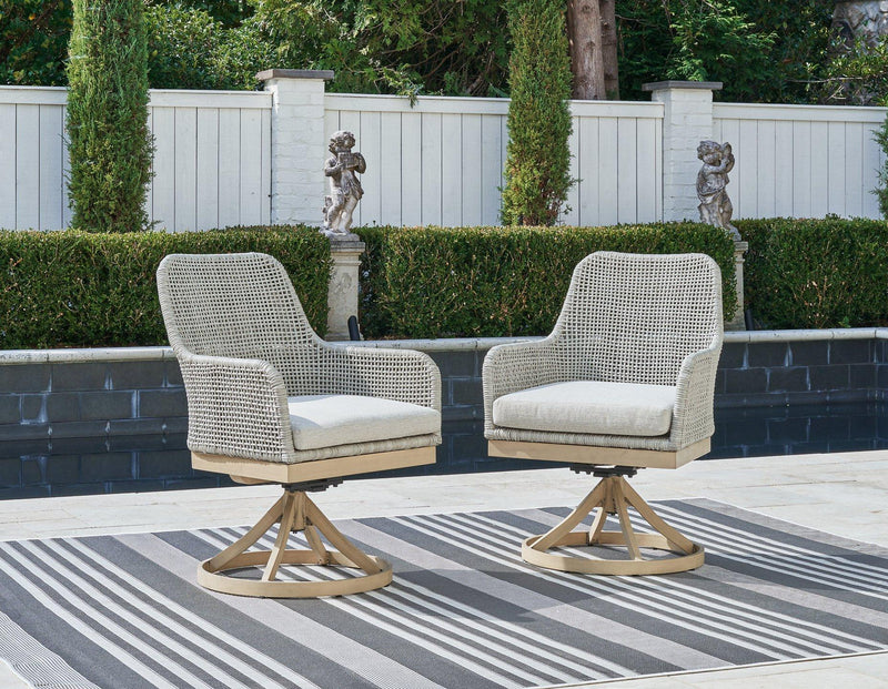 Seton Creek Outdoor Seating Set - Town Of Bargains Furniture - NY