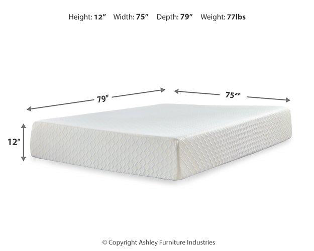 Chime 12 Inch Memory Foam Mattress in a Box - Town Of Bargains Furniture - NY