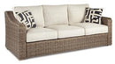 Beachcroft Outdoor Sofa with Cushion - Town Of Bargains Furniture - NY