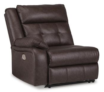 Punch Up Power Reclining Sectional Loveseat with Console - Town Of Bargains Furniture - NY