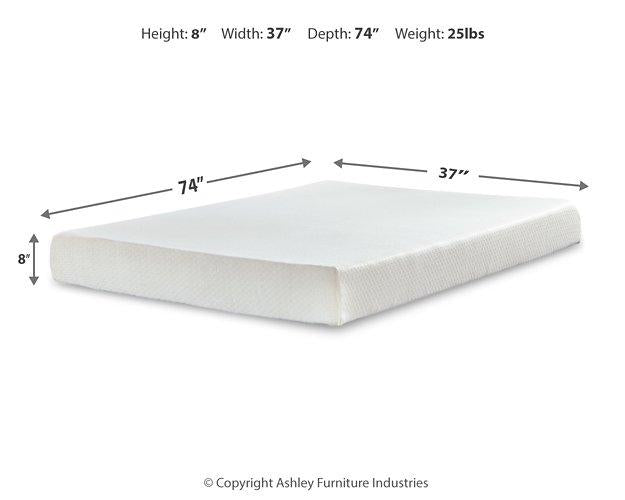 Chime 8 Inch Memory Foam Mattress in a Box - Town Of Bargains Furniture - NY