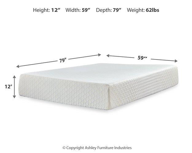 Chime 12 Inch Memory Foam Mattress in a Box - Town Of Bargains Furniture - NY