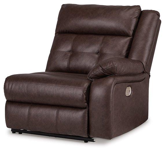 Punch Up Power Reclining Sectional Loveseat with Console - Town Of Bargains Furniture - NY