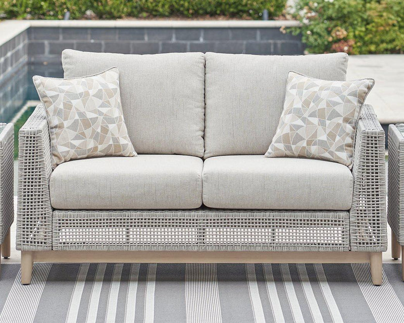 Seton Creek Outdoor Seating Set - Town Of Bargains Furniture - NY