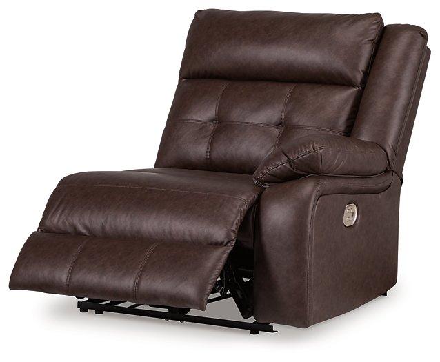 Punch Up Power Reclining Sectional Loveseat with Console - Town Of Bargains Furniture - NY