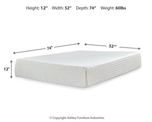 Chime 12 Inch Memory Foam Mattress in a Box - Town Of Bargains Furniture - NY
