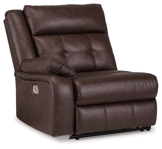 Punch Up Power Reclining Sectional Loveseat with Console - Town Of Bargains Furniture - NY