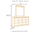 Huey Vineyard Dresser and Mirror - Town Of Bargains Furniture - NY