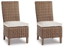 Beachcroft Outdoor Side Chair with Cushion (Set of 2) - Town Of Bargains Furniture - NY