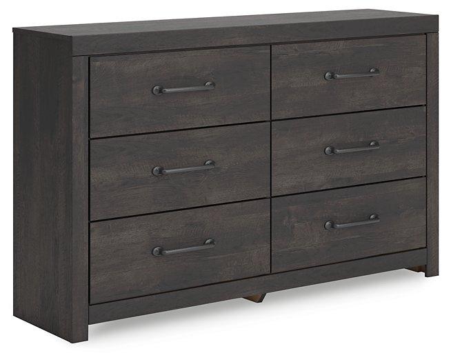 Hollivern Dresser and Mirror - Town Of Bargains Furniture - NY