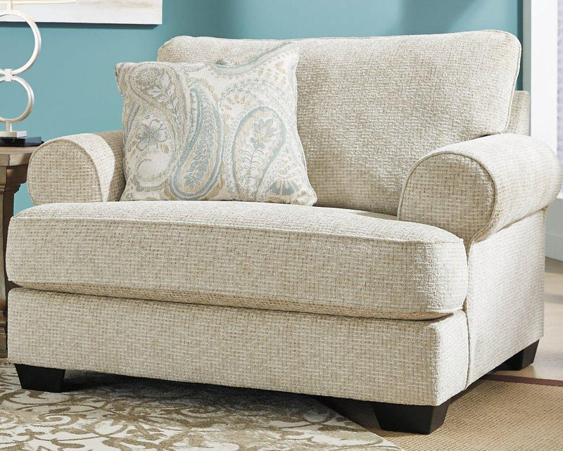 Monaghan Oversized Chair and Ottoman - Town Of Bargains Furniture - NY